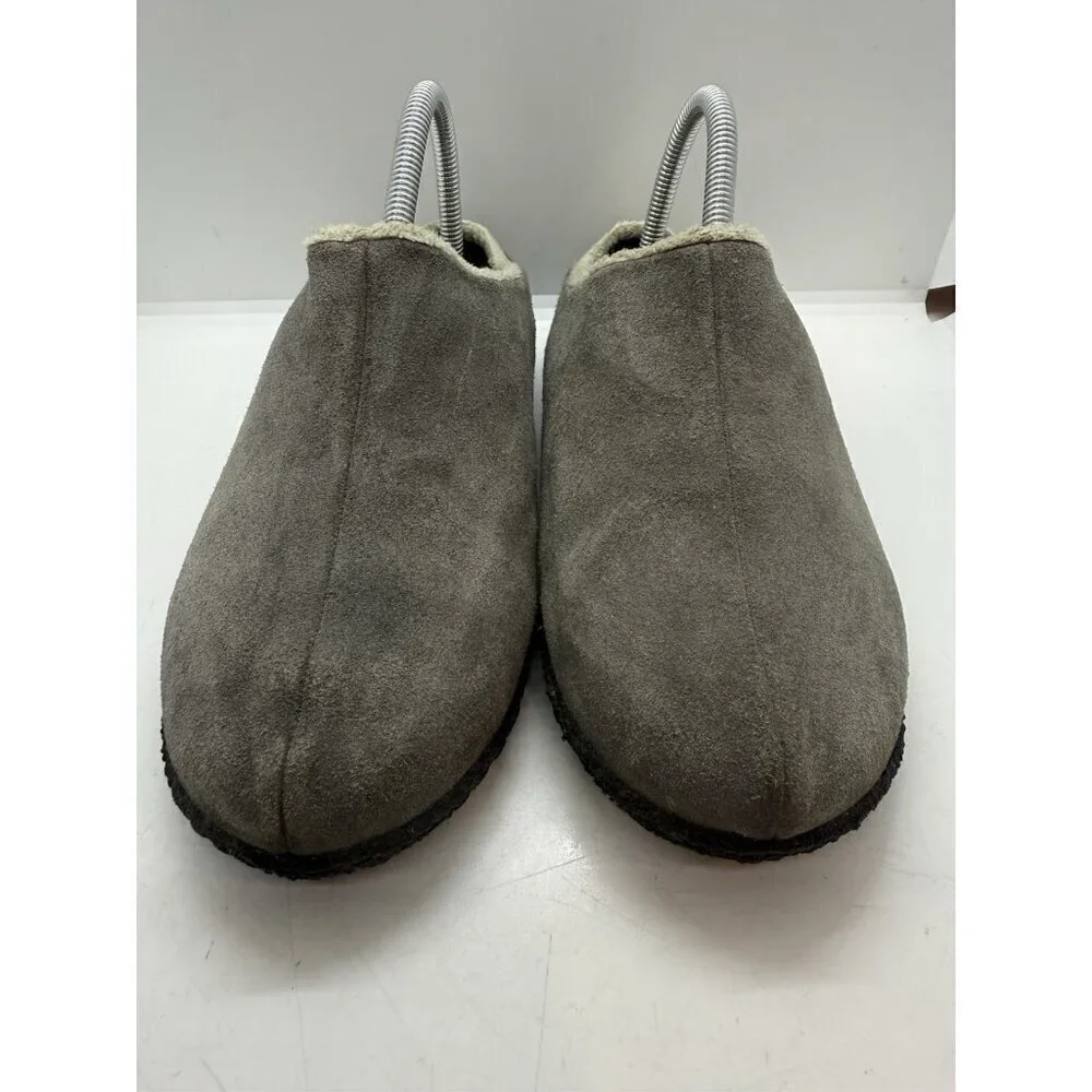 Sorel Kids Youth Size 5 Gray Falcon Ridge Sherpa Lined Slippers NY3926-052